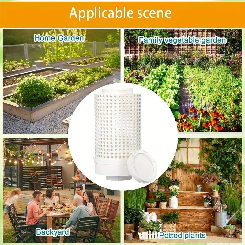 White Plastic Compost Bin