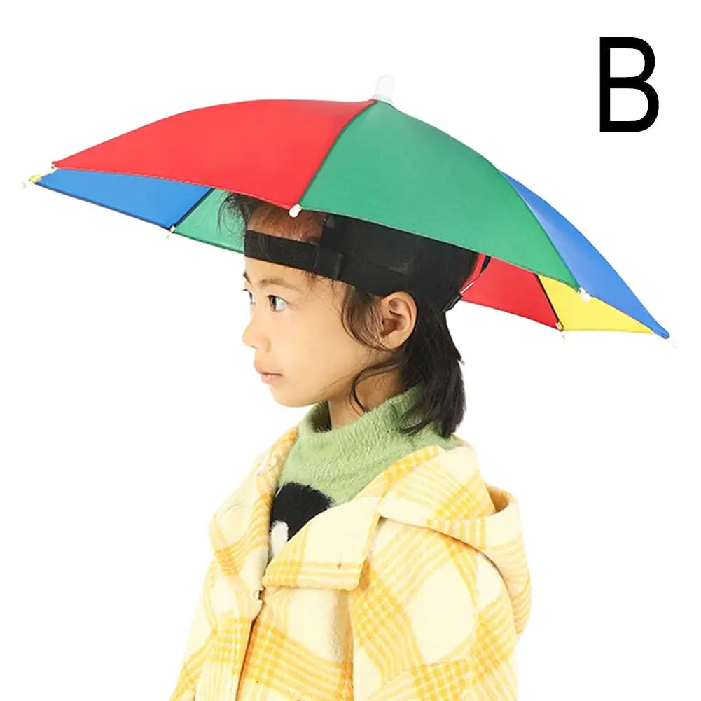 Kids Foldable Rain Umbrella Hat
