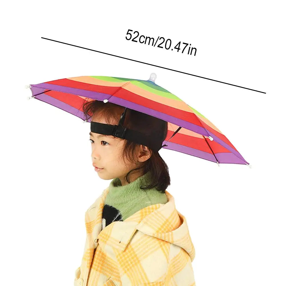 Kids Foldable Rain Umbrella Hat