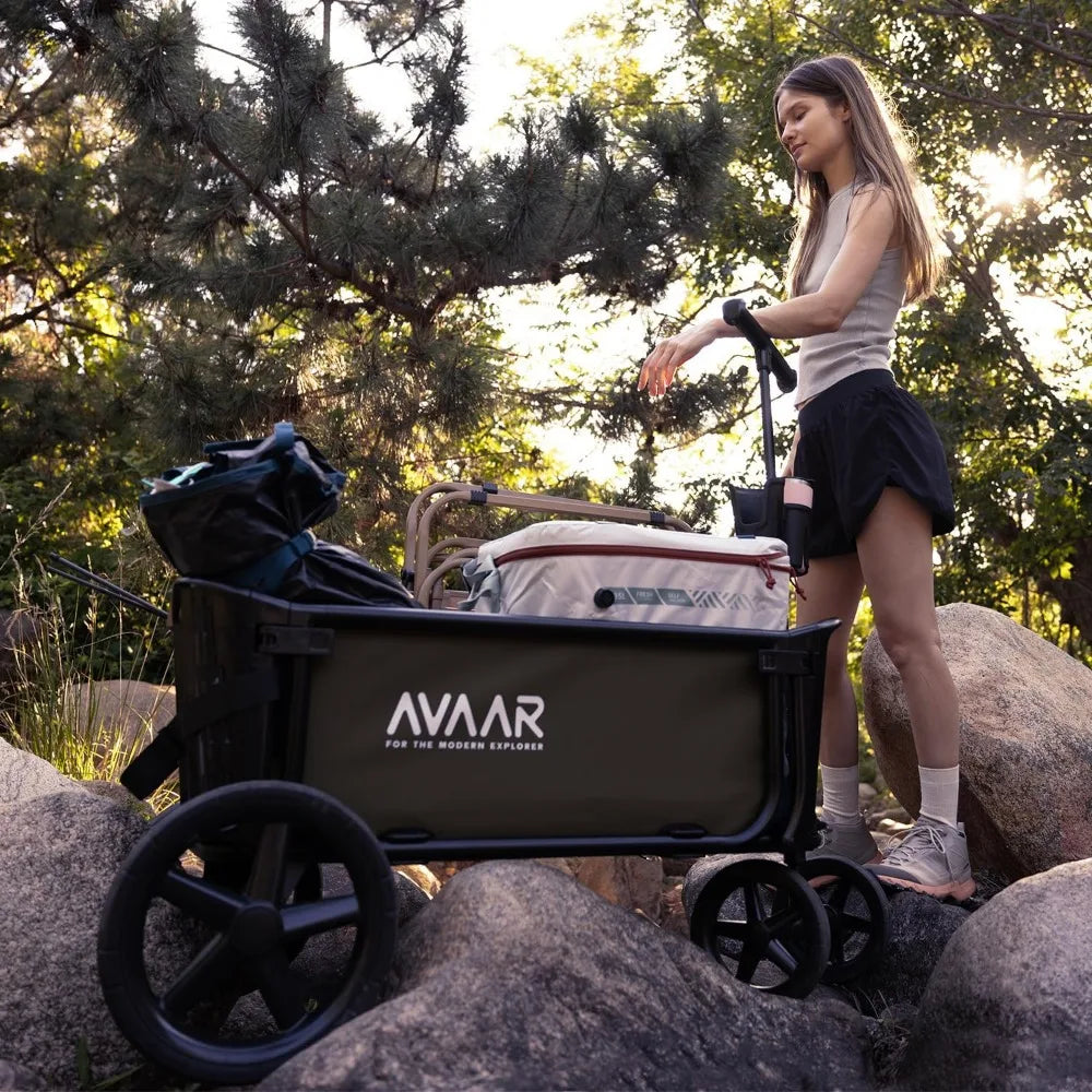 400lbs Capacity Collapsible Wagon Cart