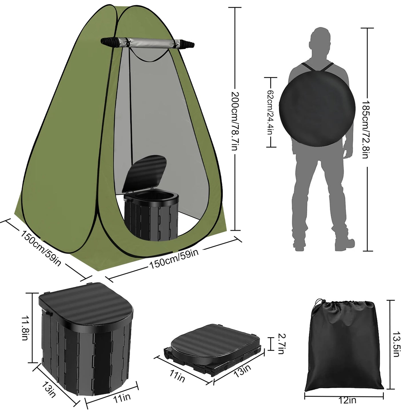 Portable Camping Toilet