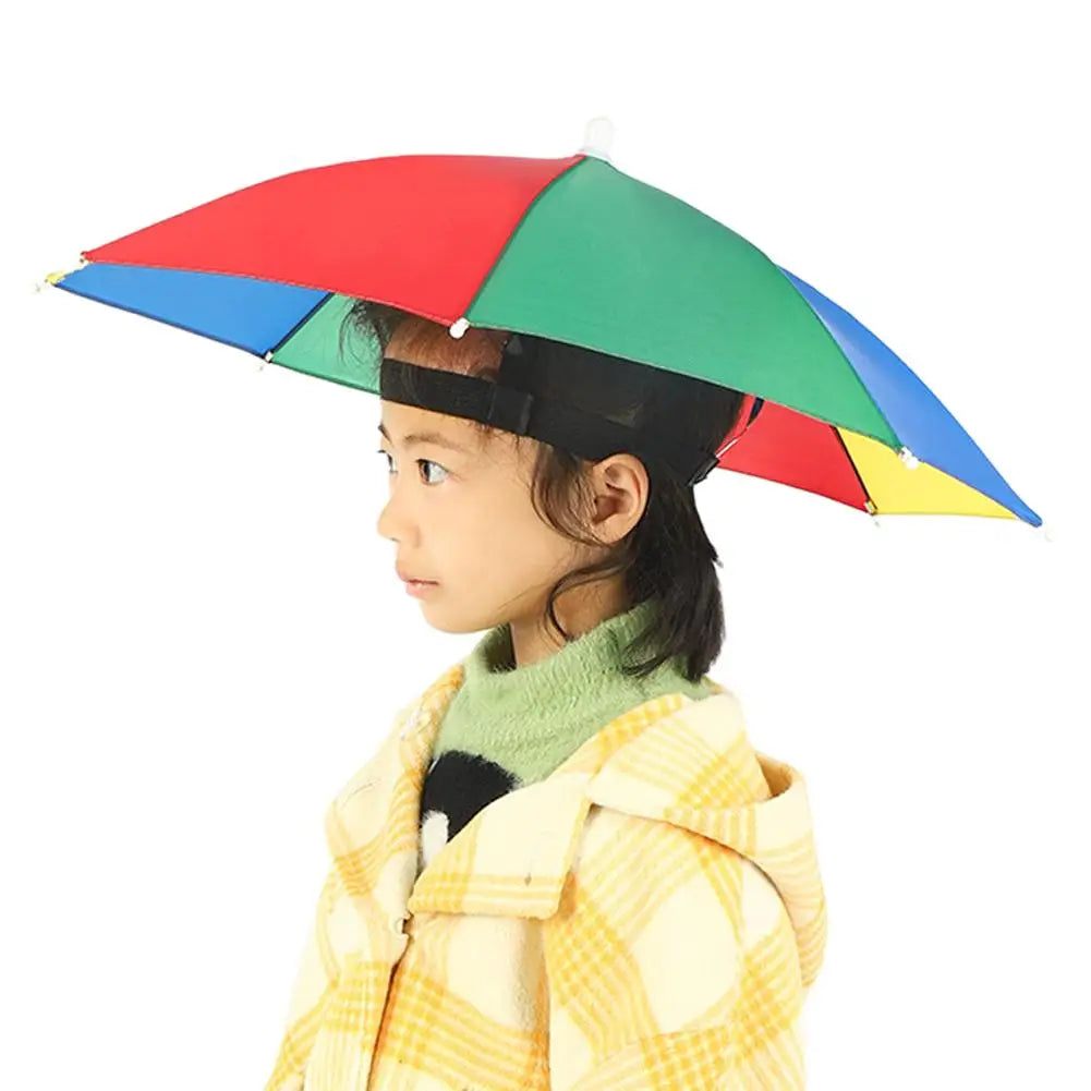 Kids Foldable Rain Umbrella Hat