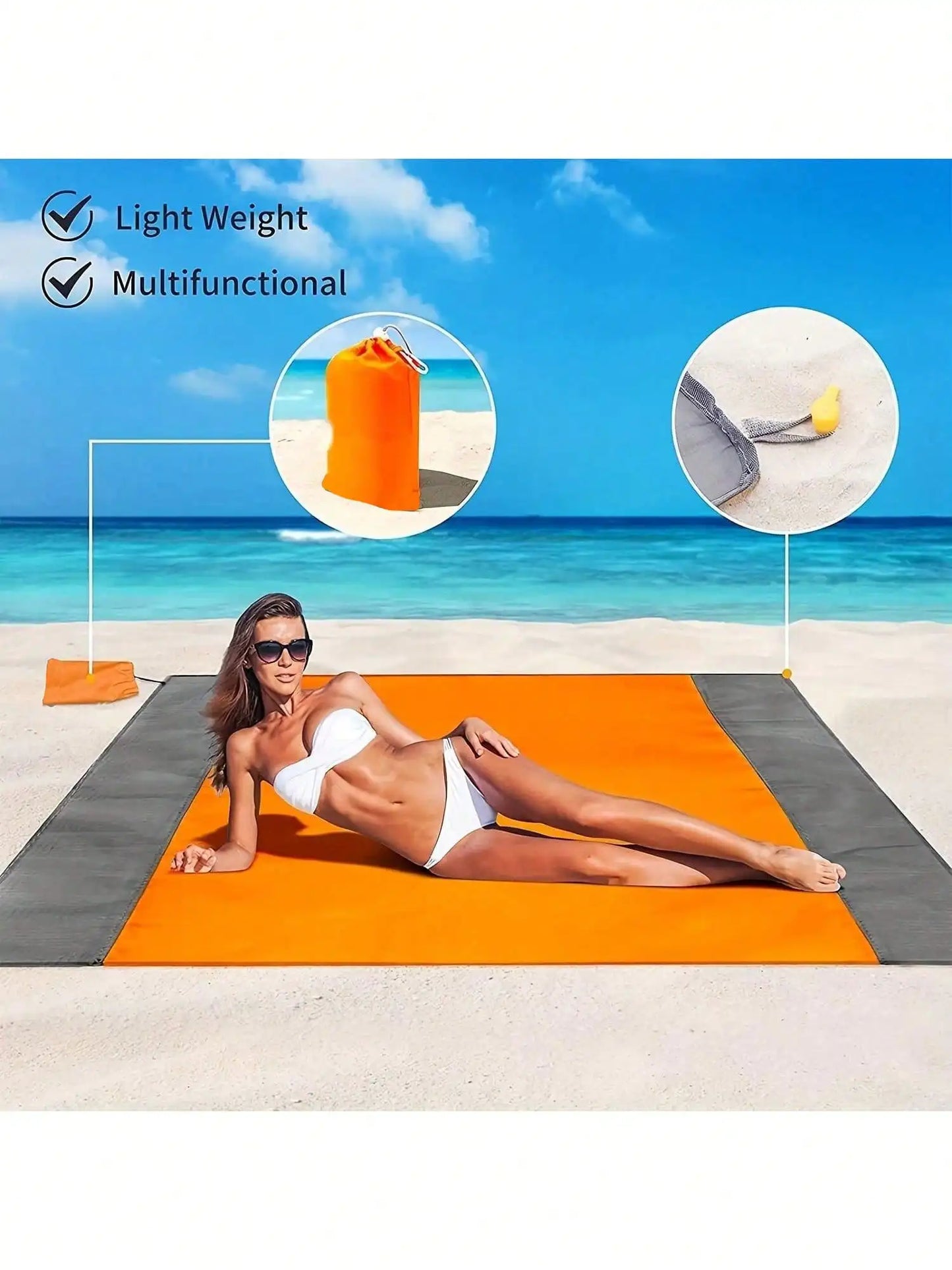 Waterproof Sand proof Foldable Beach Blanket