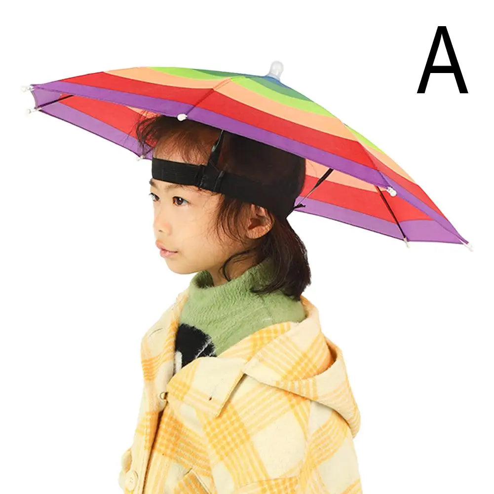 Kids Foldable Rain Umbrella Hat