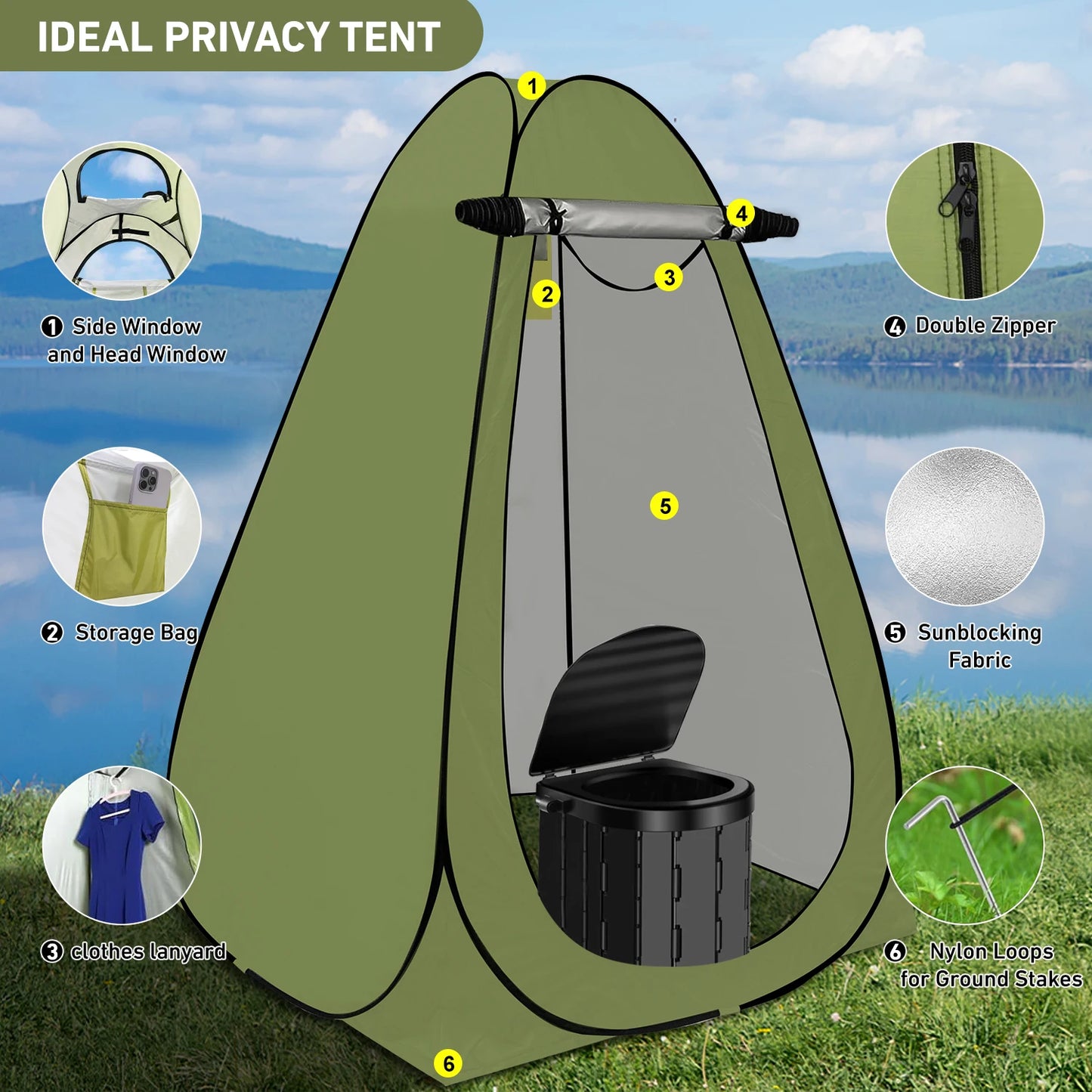Portable Camping Toilet