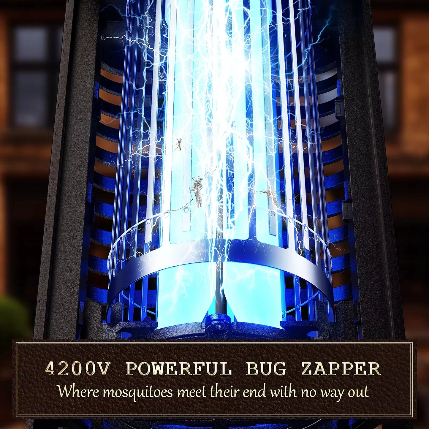 Minimoon 4200V High-Voltage Outdoor Bug Zapper