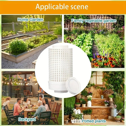 White Plastic Compost Bin