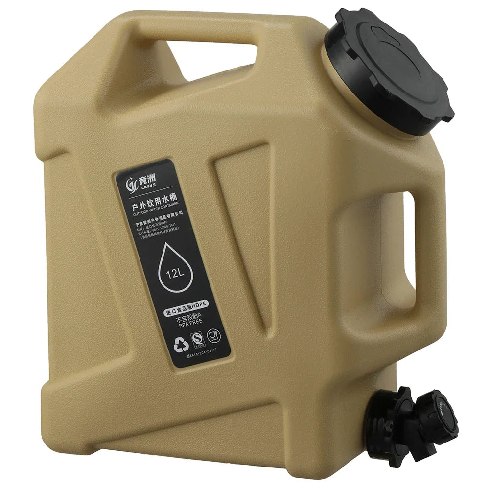 12L Portable Camping Water Container