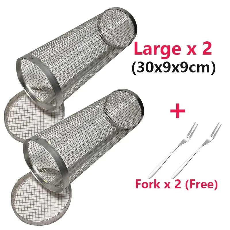Rolling BBQ Basket