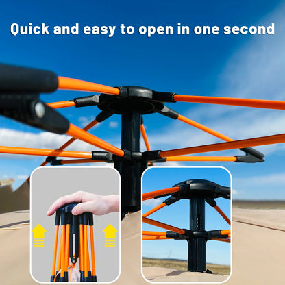 Outdoor Automatic Quick-Open Rain & Sun Shelter Tent