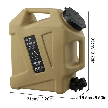 12L Portable Camping Water Container