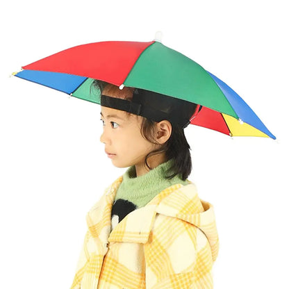 Kids Foldable Rain Umbrella Hat