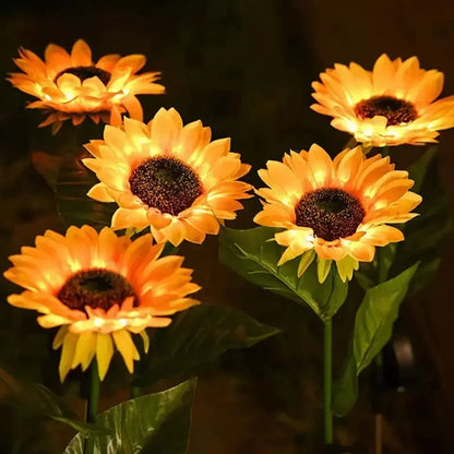 Solar LED Butterfly & Sunflower Festoon Lights