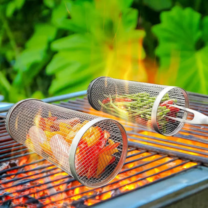 Rolling BBQ Basket