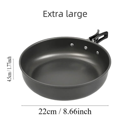 Ultra-Light Aluminum Alloy Camping Pan & Cookware Set