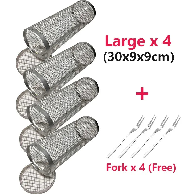 Rolling BBQ Basket