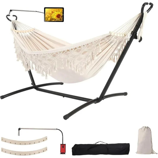 Double Hammock with Stand