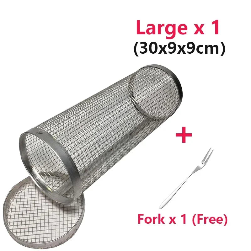 Rolling BBQ Basket